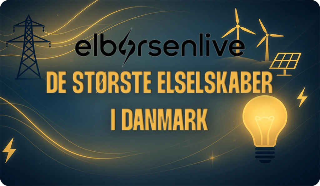 Energiselskaber - De største elselskaber i Danmark
