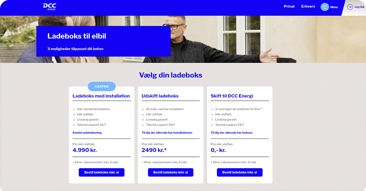 DCC Energi Ladestander