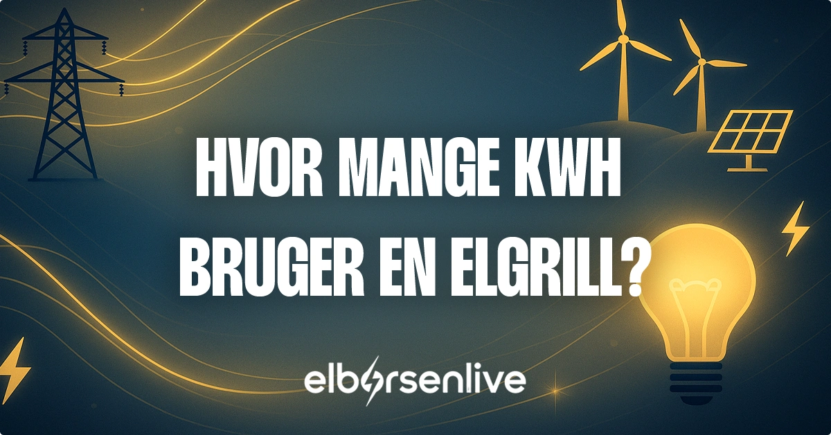Hvor mange kwh bruger en elgrill