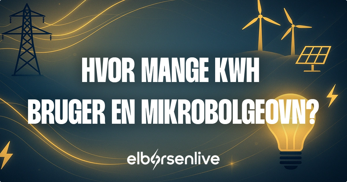 Hvor mange kwh bruger en mikrobølgeovn