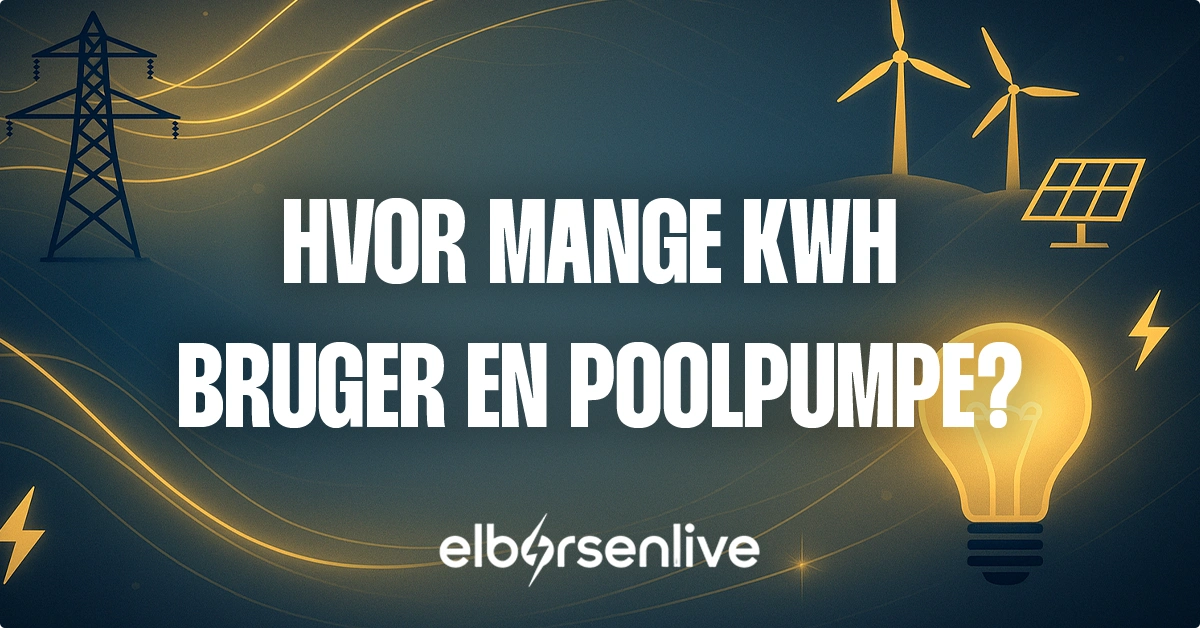 Hvor mange kwh bruger en poolpumpe