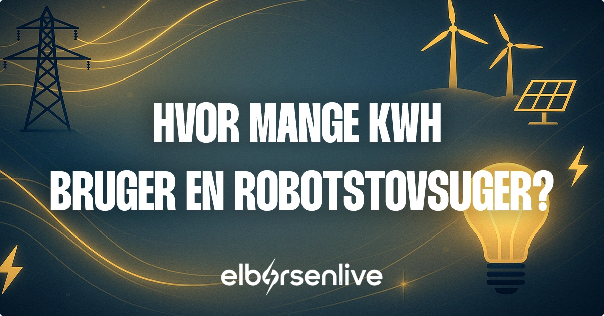 Hvor mange kwh bruger en robotstøvsuger
