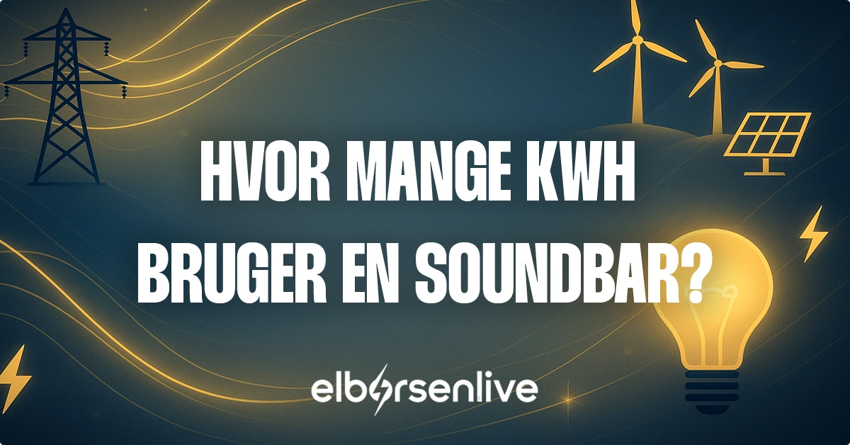 Hvor mange kwh bruger en soundbar