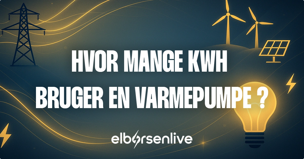 Hvor mange kwh bruger en varmepumpe