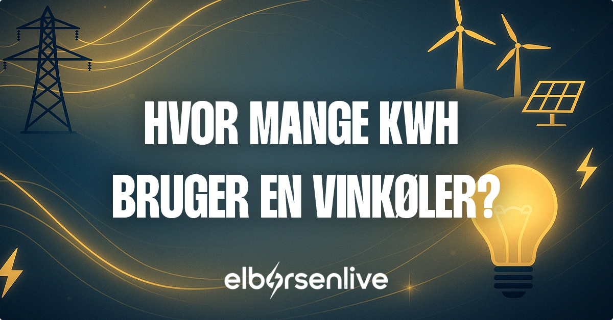 Hvor mange kwh bruger en vinkøler
